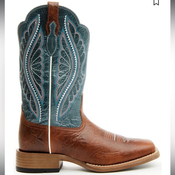 Arita PRIMETIME PERFORMANCE WESTERN BOOTS - BROAD SQUARE TOE, size 7 - Picture 2 of 12